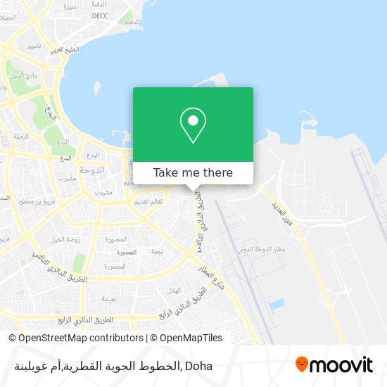 الخطوط الجوية القطرية,أم غويلينة map