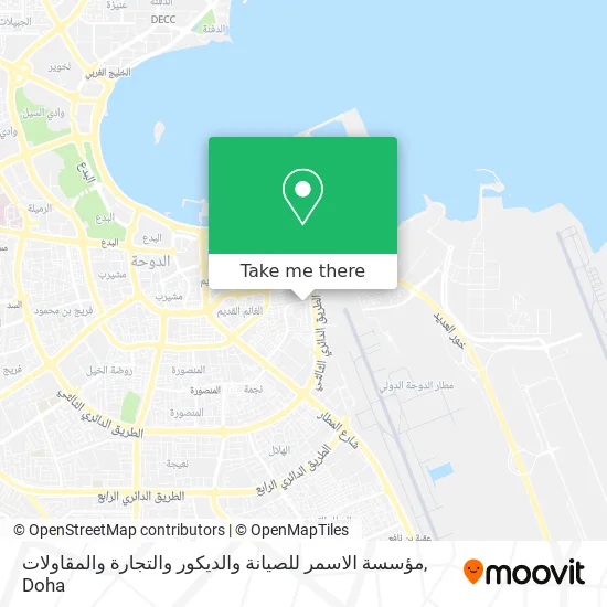 مؤسسة الاسمر للصيانة والديكور والتجارة والمقاولات map