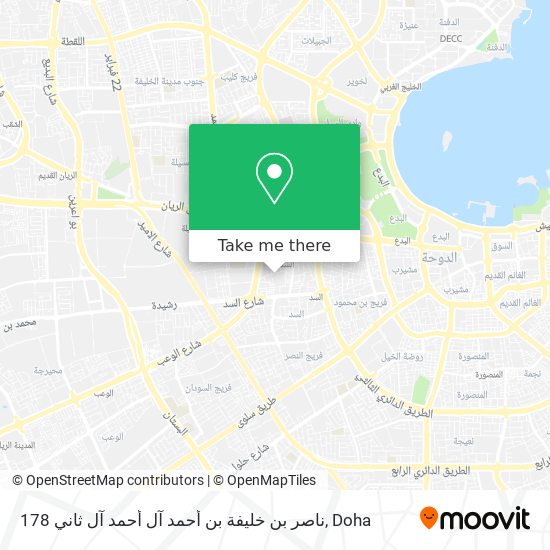 ناصر بن خليفة بن أحمد آل أحمد آل ثاني 178 map