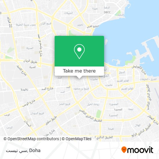 سي تيست map
