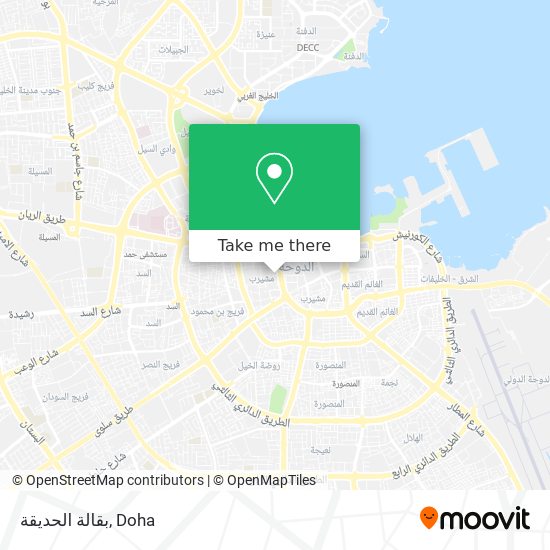 بقالة الحديقة map