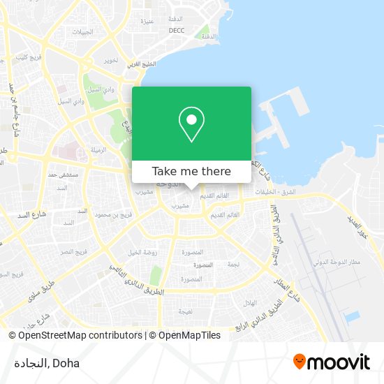 النجادة map