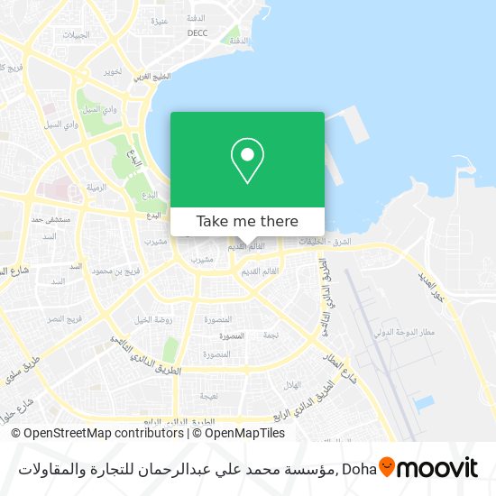 مؤسسة محمد علي عبدالرحمان للتجارة والمقاولات map