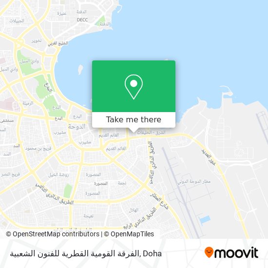 الفرقة القومية القطرية للفنون الشعبية map