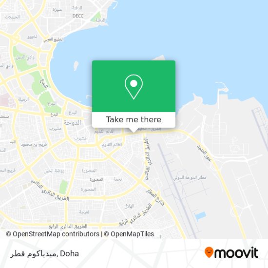 ميدياكوم قطر map