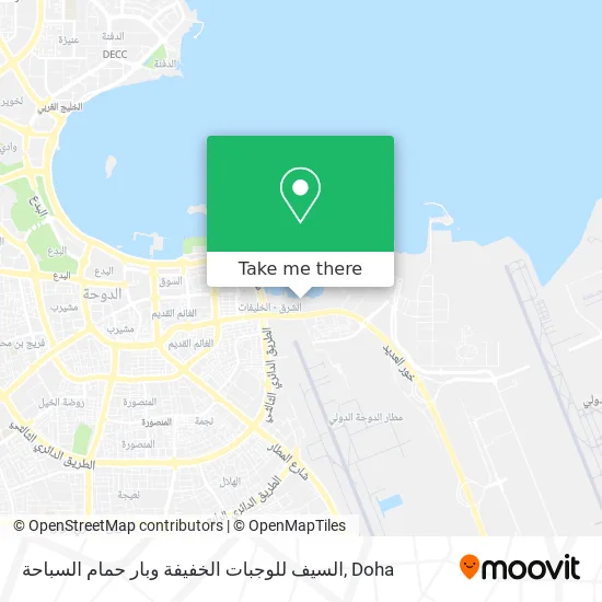 السيف للوجبات الخفيفة وبار حمام السباحة map