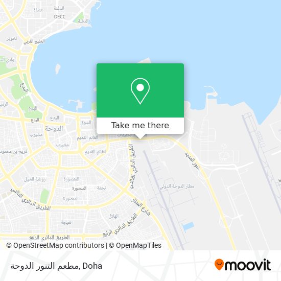 مطعم التنور الدوحة map