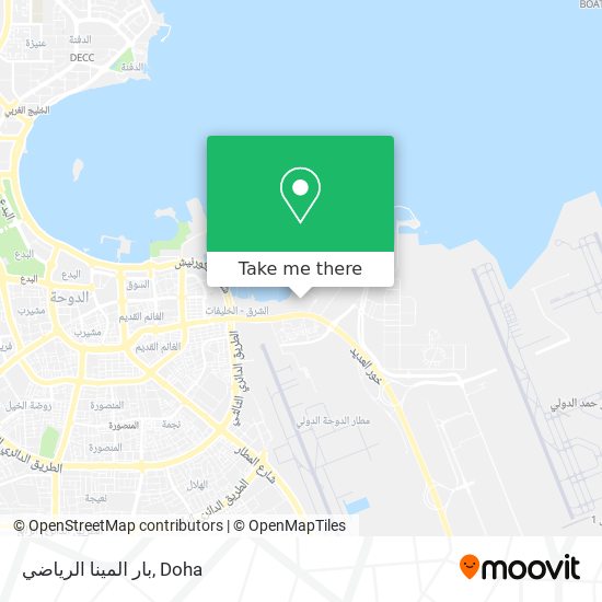 بار المينا الرياضي map