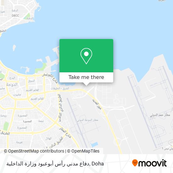 دفاع مدني رأس أبوعبود وزارة الداخلية map