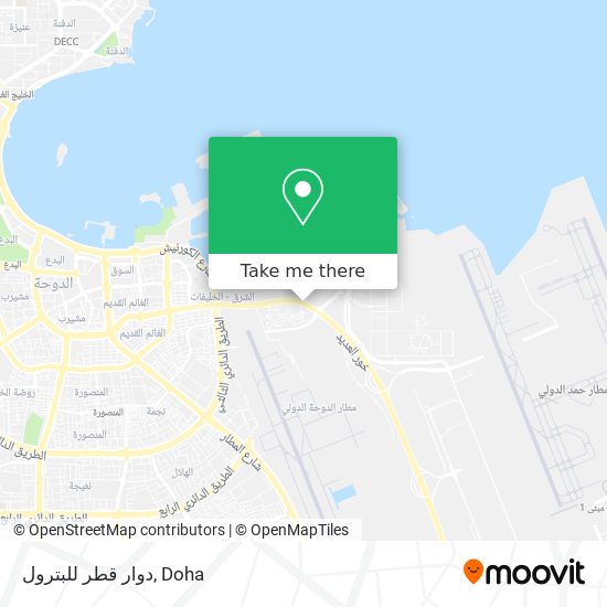 دوار قطر للبترول map