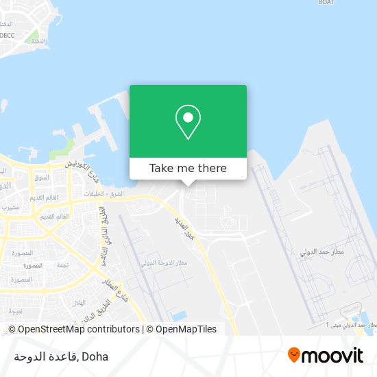 قاعدة الدوحة map