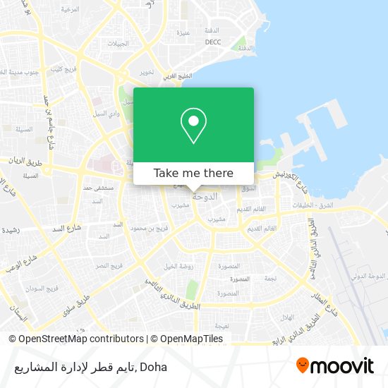 تايم قطر لإدارة المشاريع map