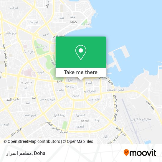 مطعم اسرار map