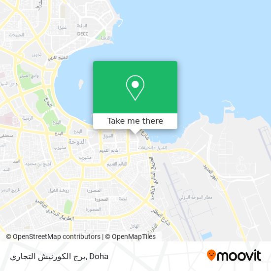 برج الكورنيش التجاري map