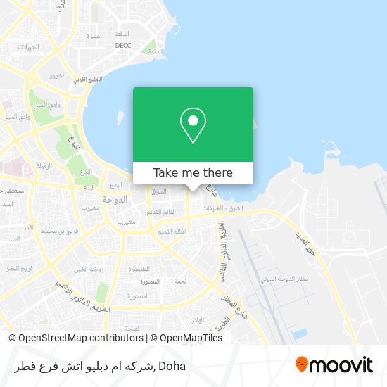 شركة ام دبليو اتش فرع قطر map