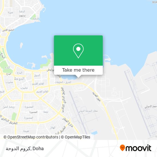 كروم الدوحة map