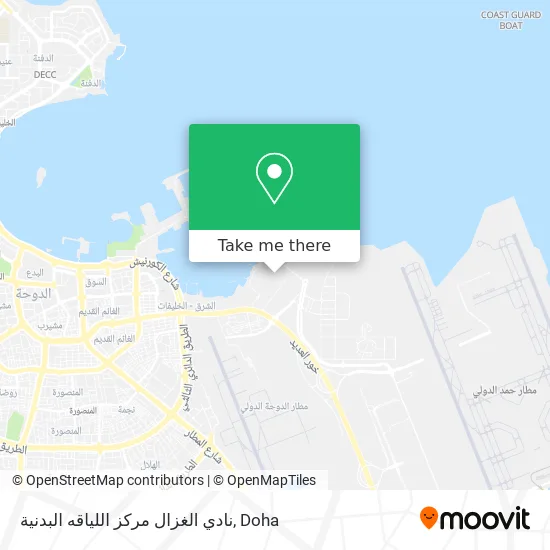 نادي الغزال مركز اللياقه البدنية map