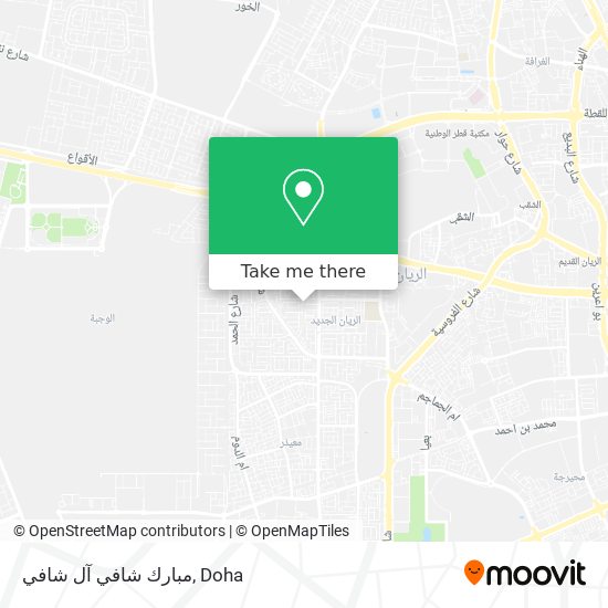 مبارك شافي آل شافي map