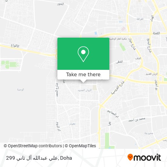 299 علي عبدالله آل ثاني map