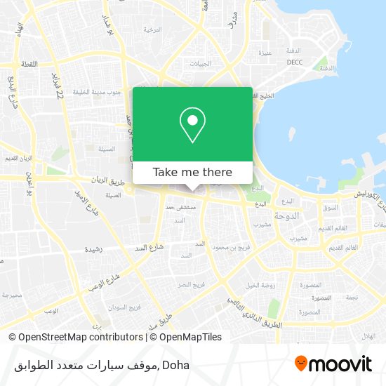 موقف سيارات متعدد الطوابق map