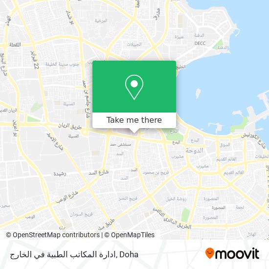 ادارة المكاتب الطبية في الخارج map