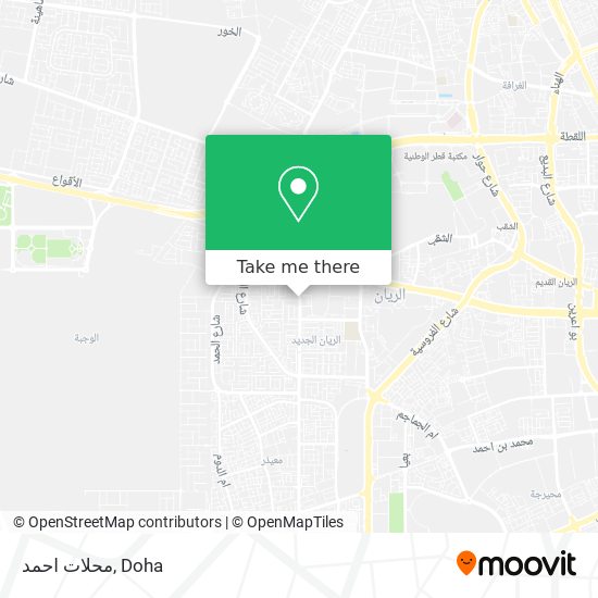 محلات احمد map