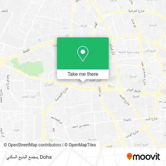 مجمع البديع السكني map