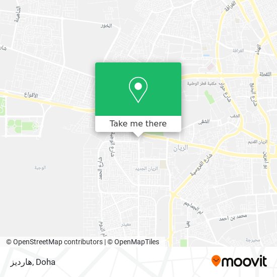 هارديز map