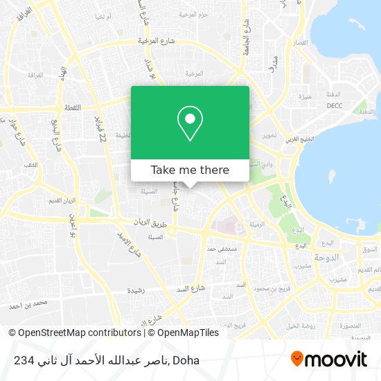 234 ناصر عبدالله الأحمد آل ثاني map