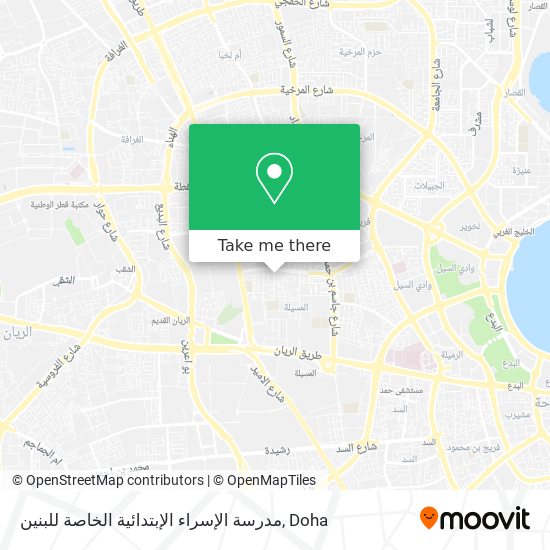 مدرسة الإسراء الإبتدائية الخاصة للبنين map