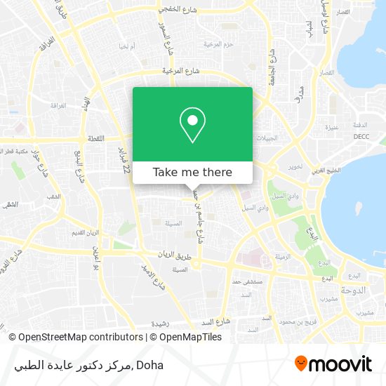 مركز دكتور عايدة الطبي map