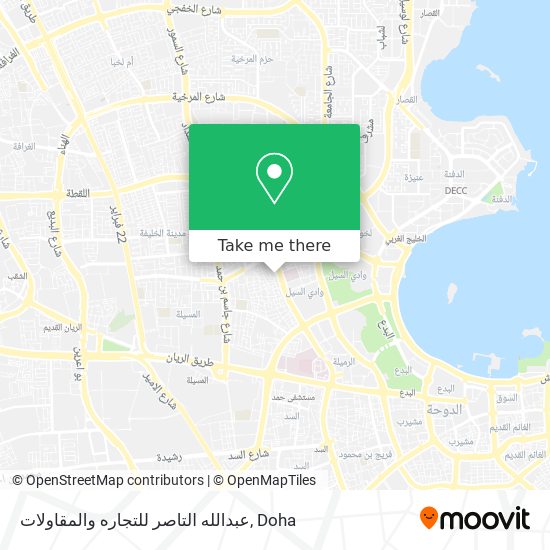 عبدالله التاصر للتجاره والمقاولات map