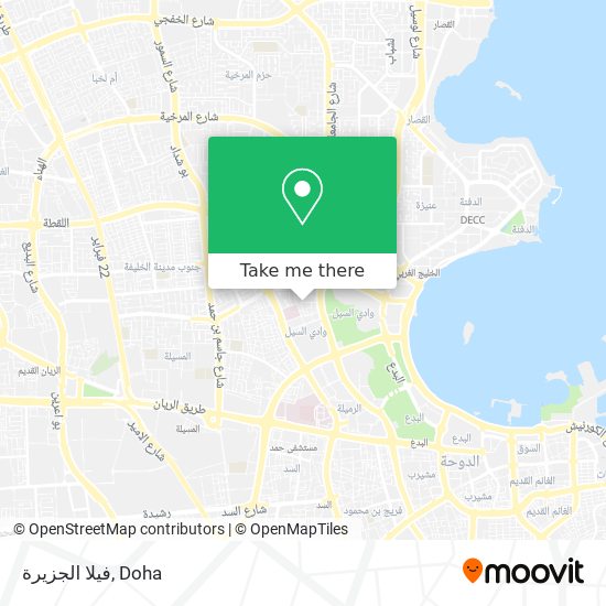 فيلا الجزيرة map