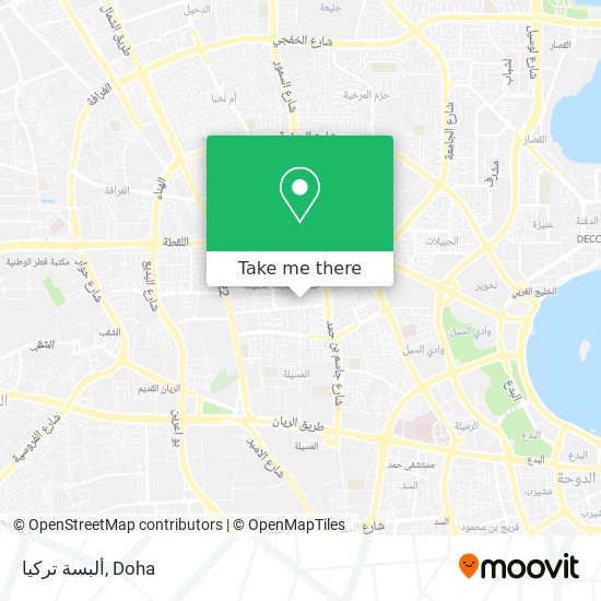 ألبسة تركيا map