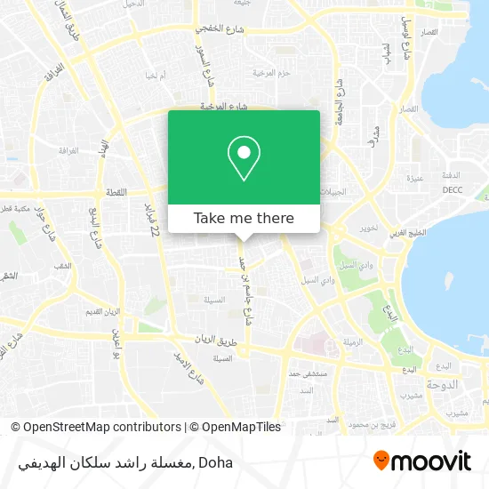 مغسلة راشد سلكان الهديفي map