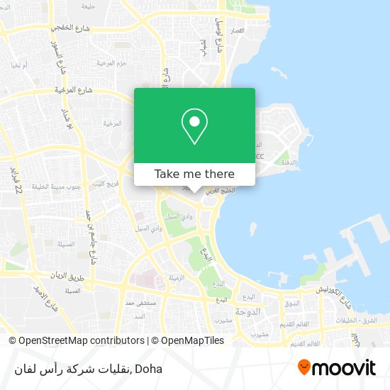 نقليات شركة رأس لفان map