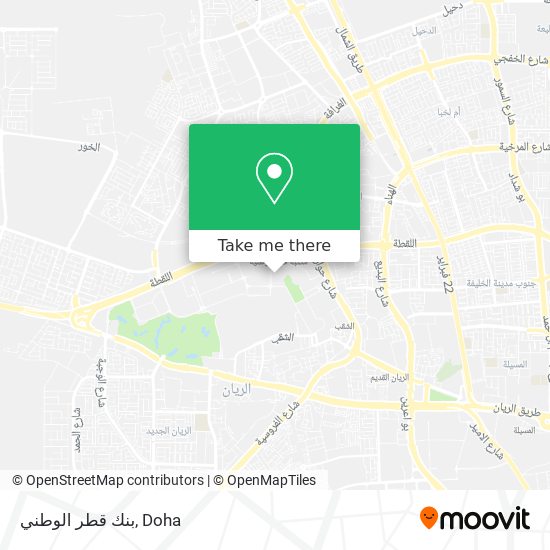 بنك قطر الوطني map