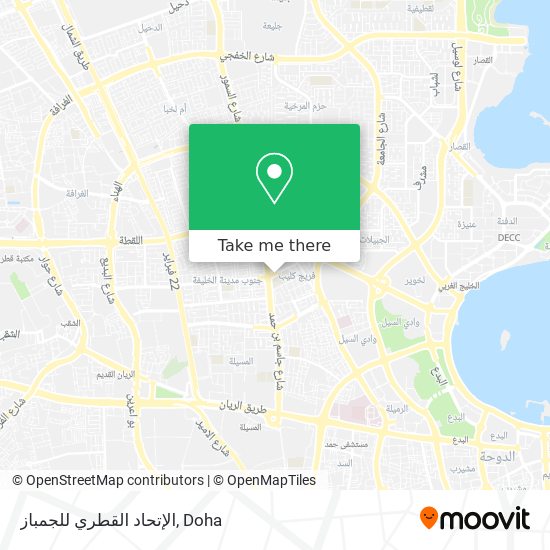 الإتحاد القطري للجمباز map