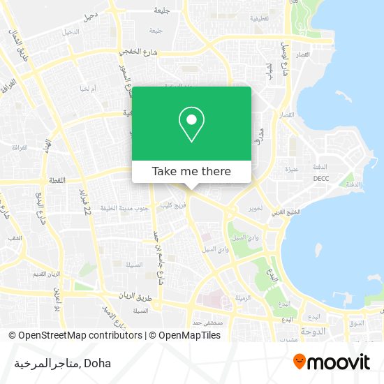 متاجرالمرخية map