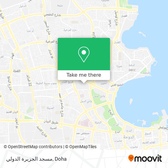 مسجد الجزيرة الدولي map
