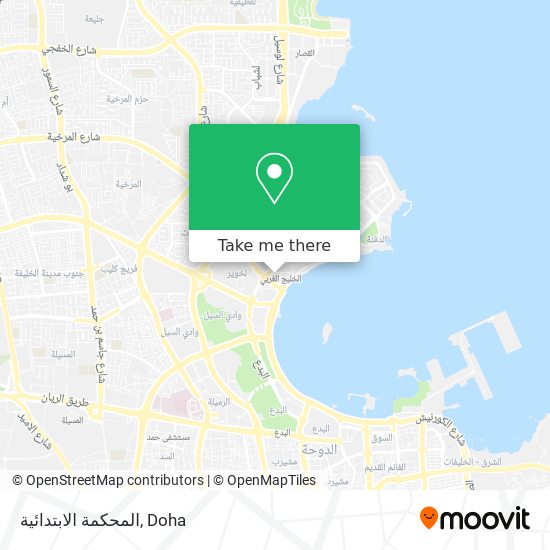 المحكمة الابتدائية map