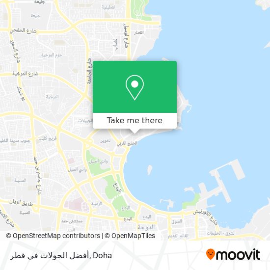 أفضل الجولات في قطر map