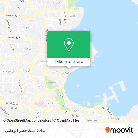 بنك قطر الوطني map