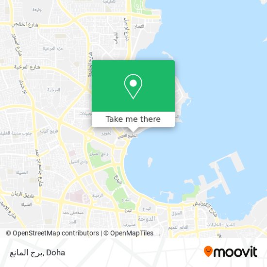 برج المانع map