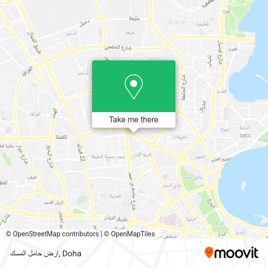 ارض حامل المسك map