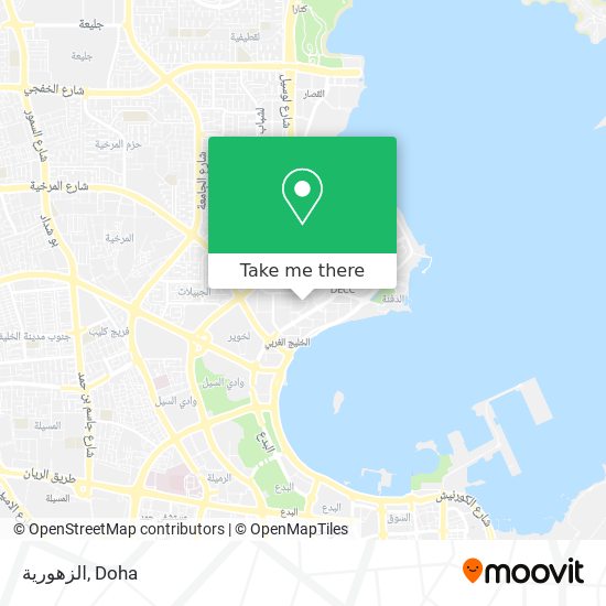 الزهورية map