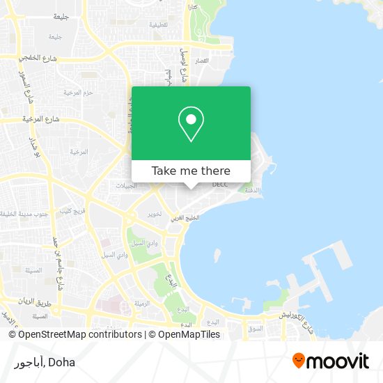 أباجور map