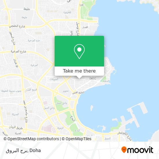 برج البروق map