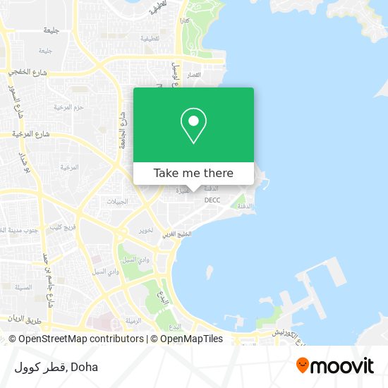 قطر كوول map