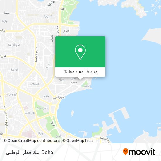 بنك قطر الوطني map